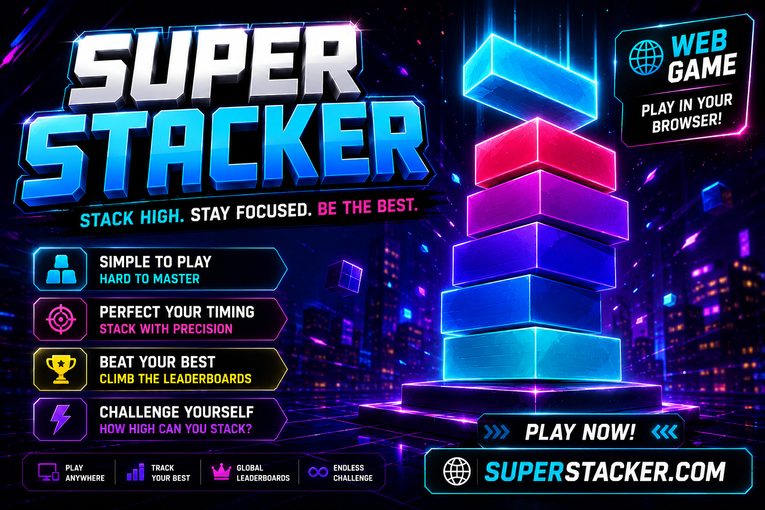 Super Stacker - Web Game