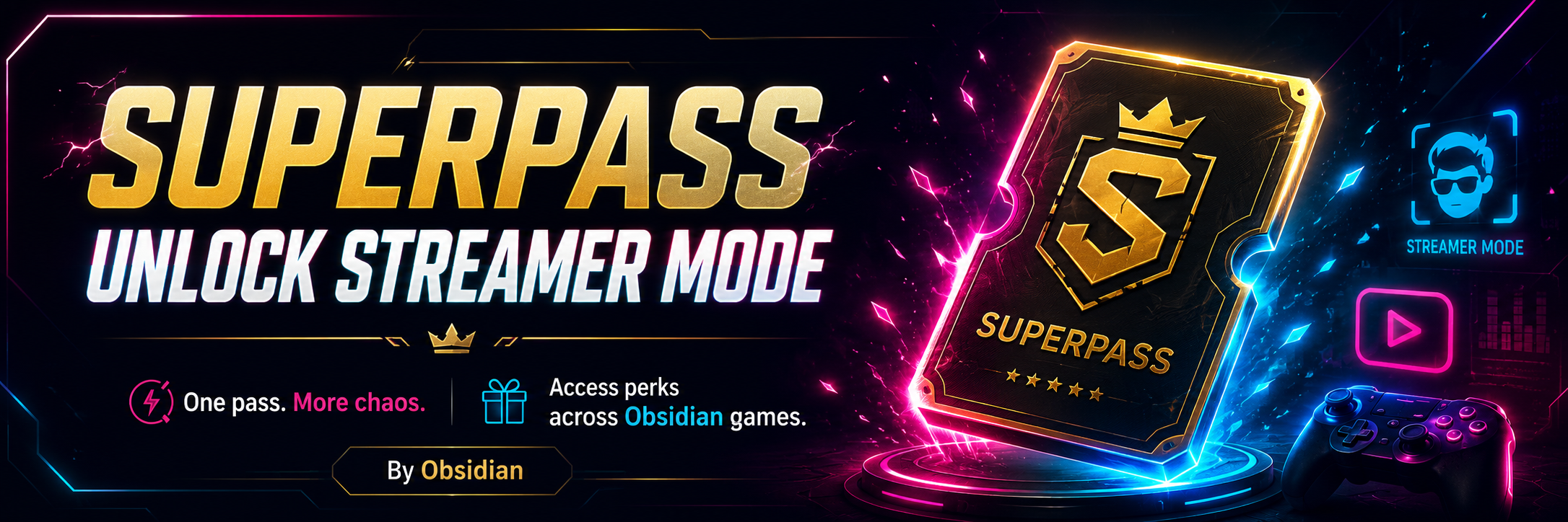 SuperPass - Unlock Streamer Mode